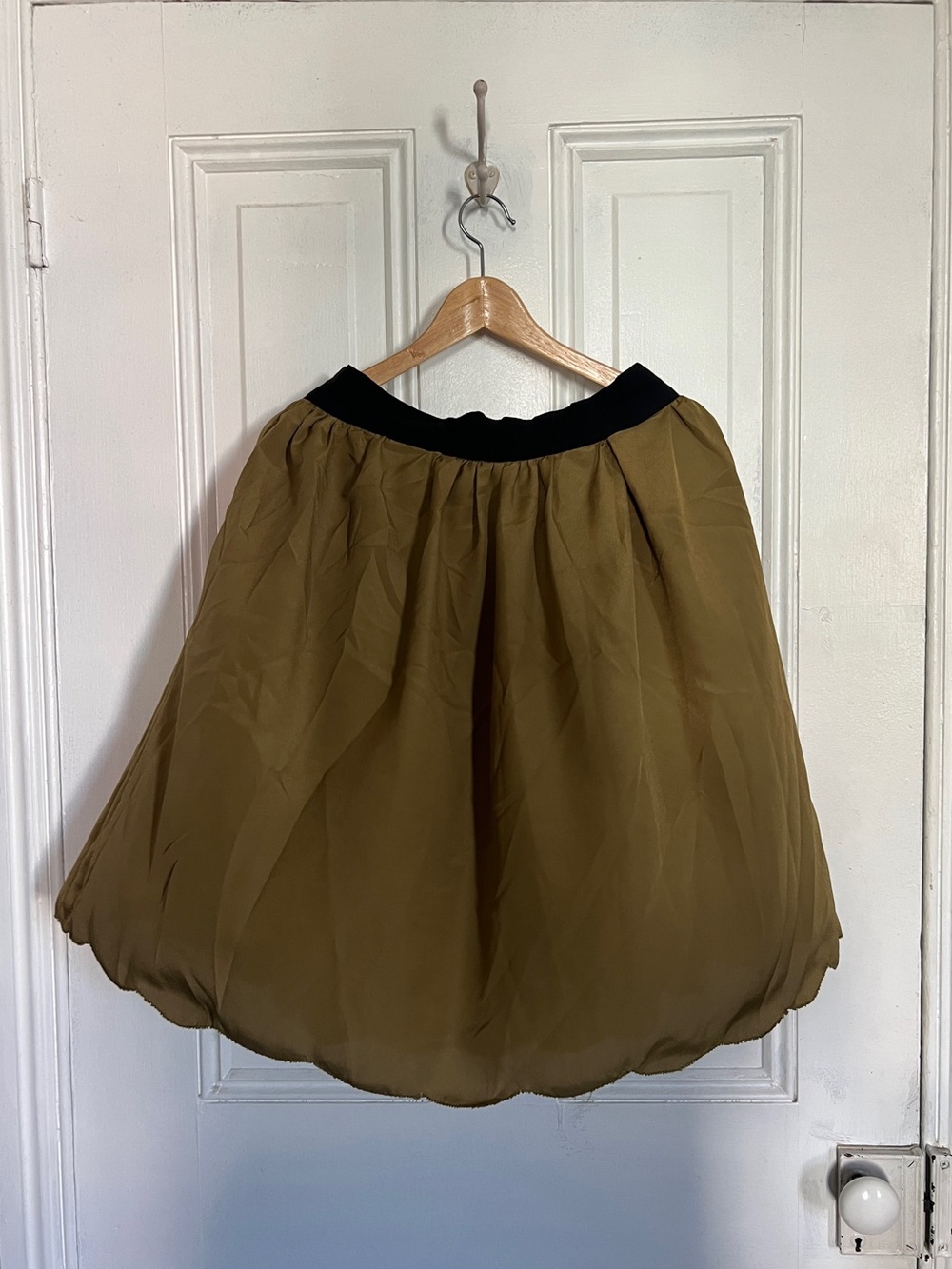 Scallop-Hem Skirt